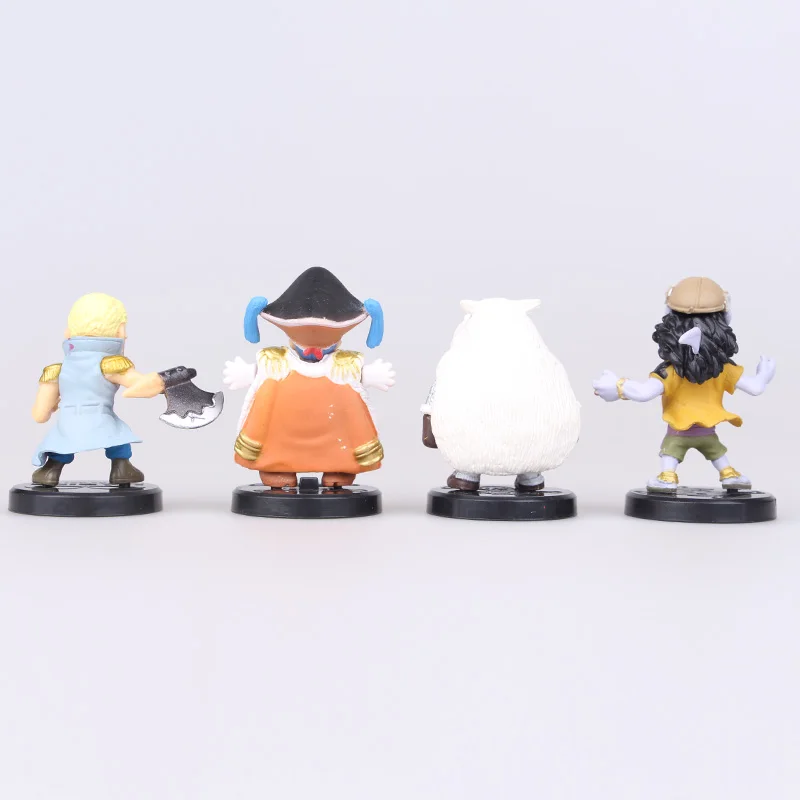 Новинка Лидер продаж 12 шт./компл. 5 см цельная экшн фигурка Akakami no shankusu mini luffy