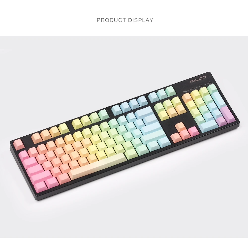 Пустой pbt keycap rainbow cherry профиль keycap для cherry mx Переключатель 104 клавиш