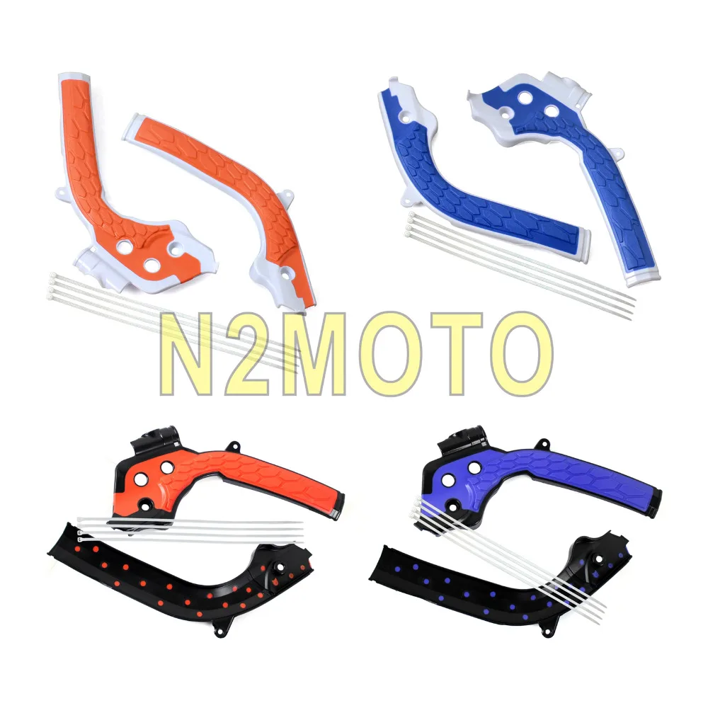 4 цвета Мотокросс X-Захваты рамка Защита Frameguards для KTM SXF 250 350 450 SX 125 250 EXC-F 250 350 450 EXC 125 250 300 ТПИ