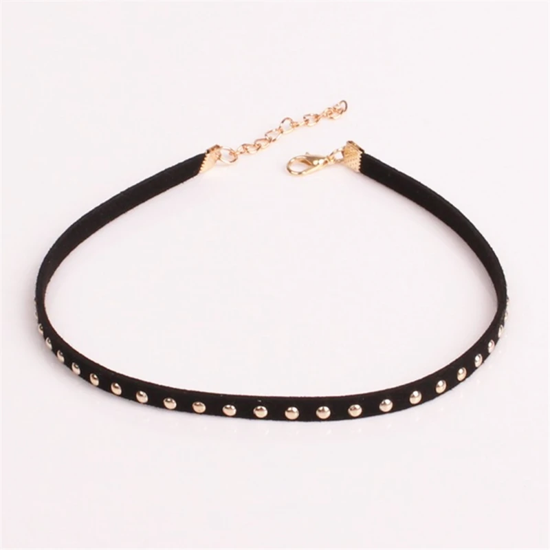 2019 New Fashion Maxi Torques Black Genuine Leather Necklace For Women Retro Bib Statement Chain Jewelry | Украшения и аксессуары