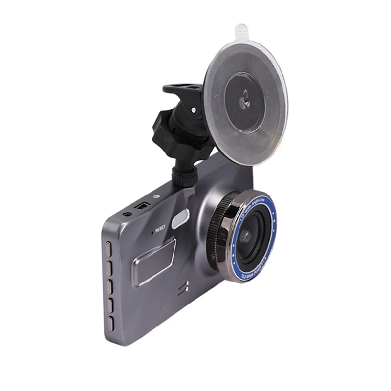 Новый двойной объектив Автомобильный видеорегистратор камера Full HD 1080 P 4 &quotips