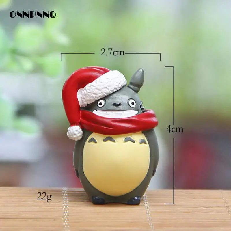Kawaii Totoro Рождественская коллекция шарф для влюбленных миниатюрные Фигурки
