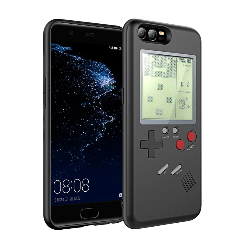 Чехлы для телефонов AOUK Retro GB Gameboy Tetris Huawei P10/P10Plus мягкий чехол из ТПУ игровой