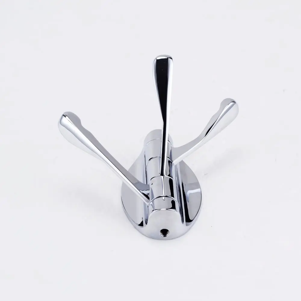 Поворотный вешалка крючок пальто со складками три полотенца/вешалка для одежды