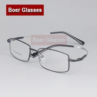 memory titanium male eyeglasses men frames full rim eye glasses myopia spectacle optical prescription eyewear 8170