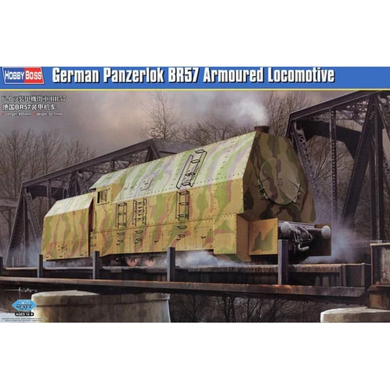 1/72 hobby boss 82922 немецкая модель Panzerlok BR57 бронированный локомотив хобби|Наборы для