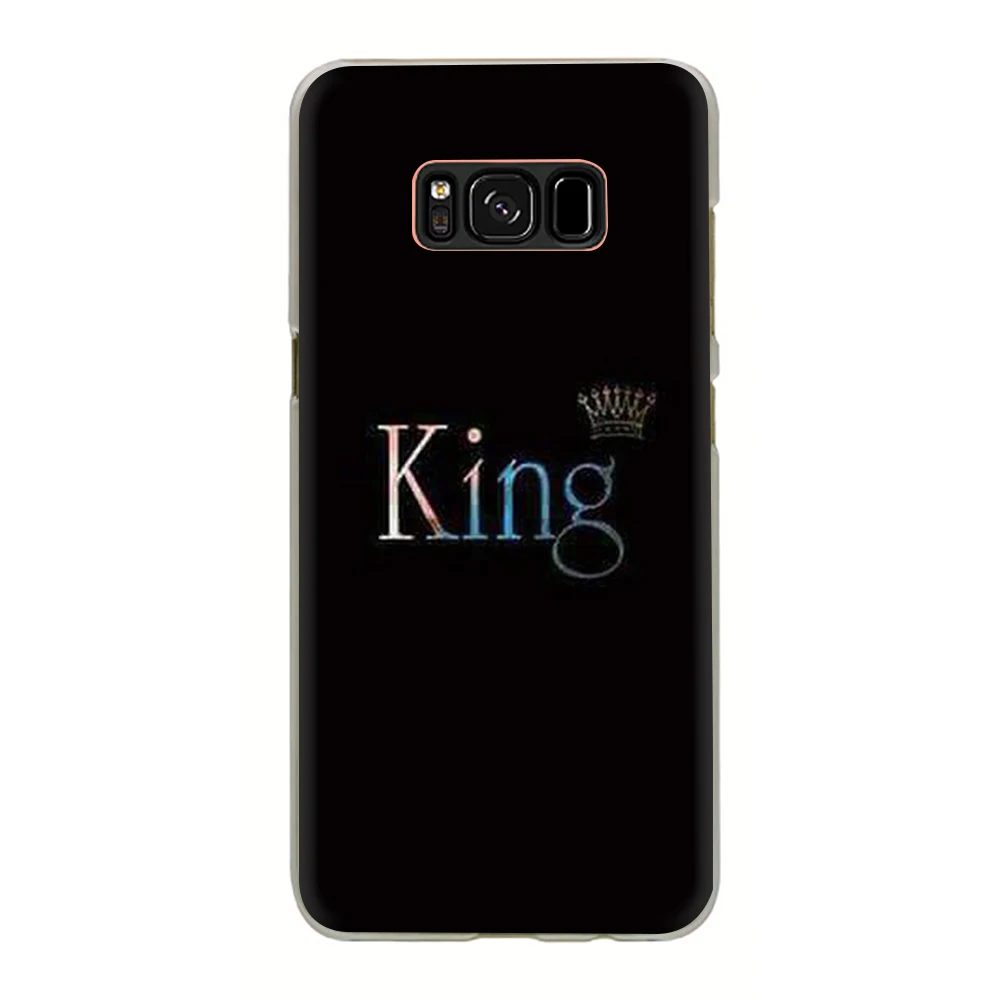 H1 Король queen для влюбленной пары, для семьи жесткий чехол для телефона для Samsung Galaxy S6 S7 край S8 S9 S10 плюс S10e M10 M20 M30 M40 Note 8, 9, 10 - Цвет: H1