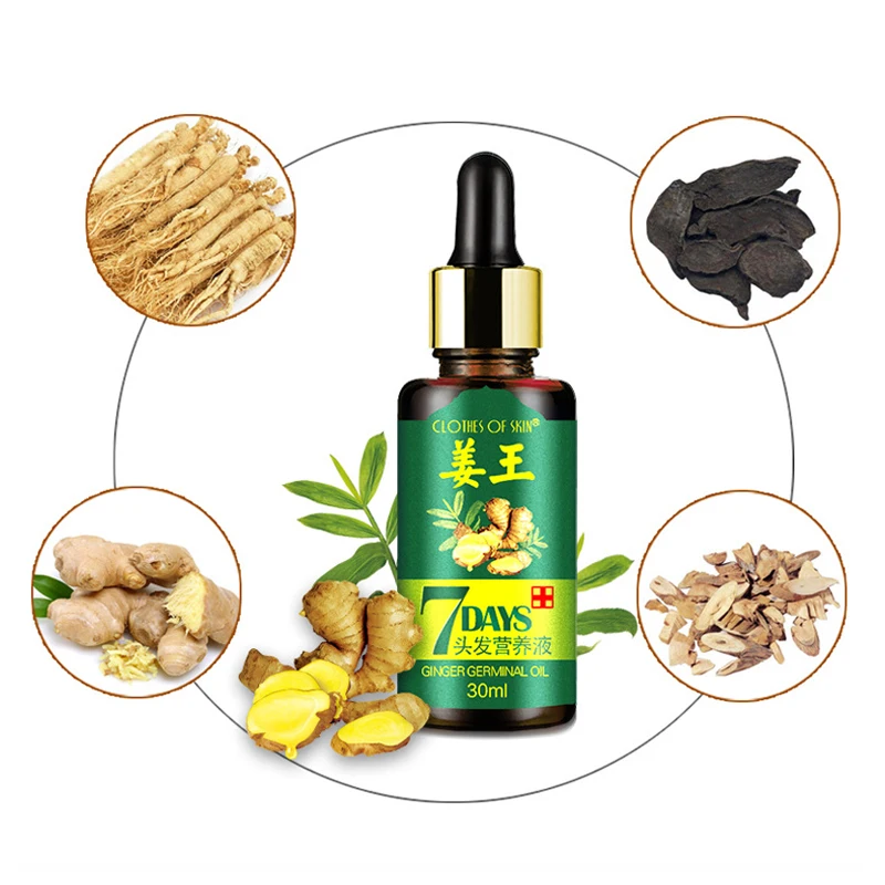 

Ginger Herbal Prevent Hair Loss Serum Nourishing Moisturizing Hair Growth Non-Greasy Mild Firming Growth Nutrient solution 30ml
