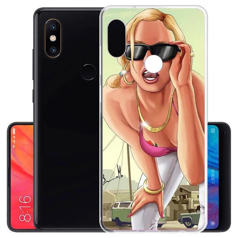 Чехол для телефона Grand Theft Auto GTA V из мягкого силикона и ТПУ Redmi NOTE5A NOTE5 Pro Xiao mi 8