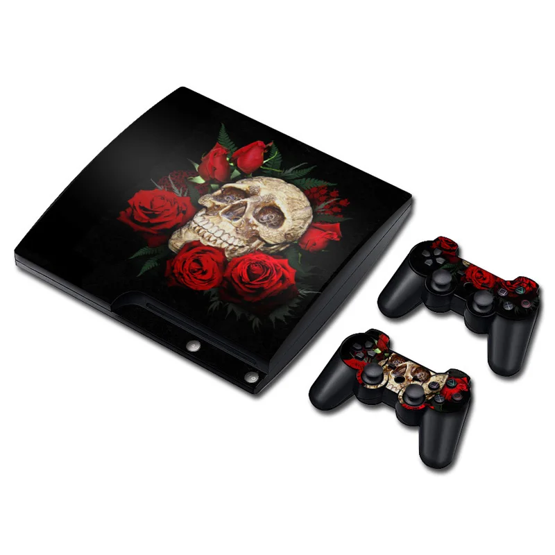 TN-P3Slim-0483 Защитная виниловые наклейки на кожу крышка для playstation 3 slim для PS3 тонкий - Цвет: TN-P3Slim-0483