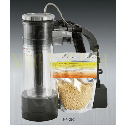 Aquamacro NP-150 NP-250 NP-300(внешний Biopellet реактор покрытый кожухом) NO3 и PO4 жидкость для снятия для подвешивания в зернах машина - Цвет: NP-250    External