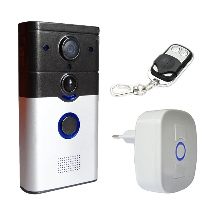 Беспроводное кольцо дверного звонка семейная видеокамера Wi Fi IP 720P ИК Ночное