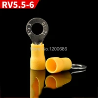 rv5 5 6 introduction of pre insulated round cold crimp terminal o type terminal 100 brass