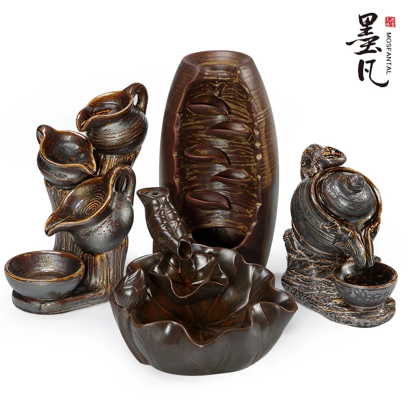 Большой чайник керамическая курительная горелка для благовоний ароматерапия