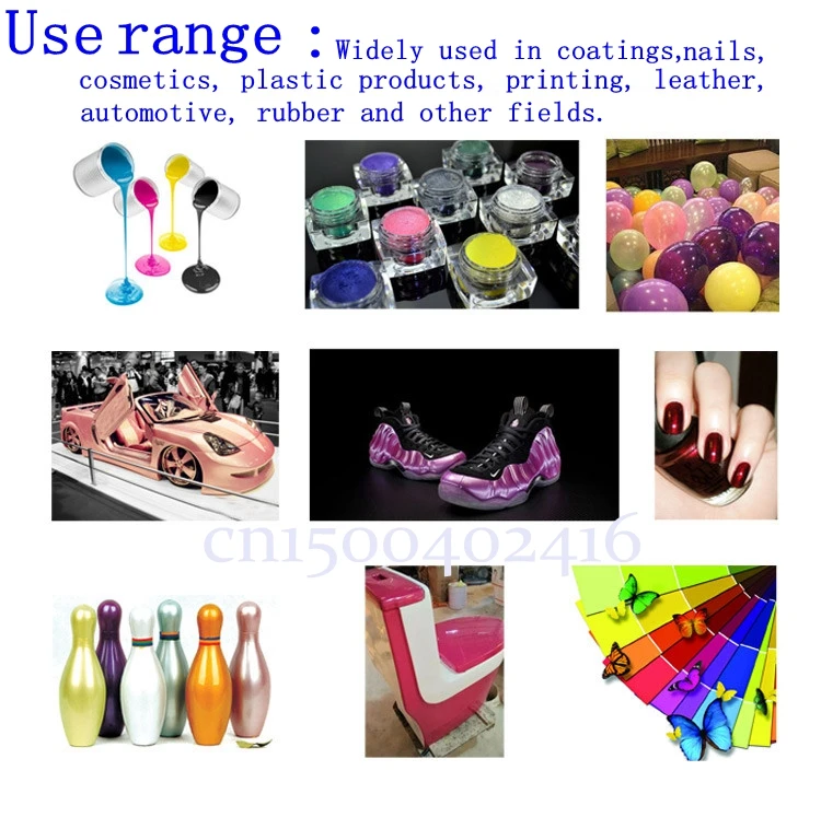 Цветной перламутровый порошок жемчужный разноцветный тонер 500 блестящий из