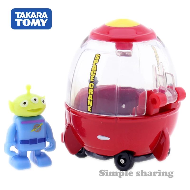 TAKARA TOMY TOMICA pixar DISNEY TOY STORY 06 космический кран игрушка маленький зеленый инопланетянин шаттл модель автомобиля Комплект литья под давлением аниме фигура плесень
