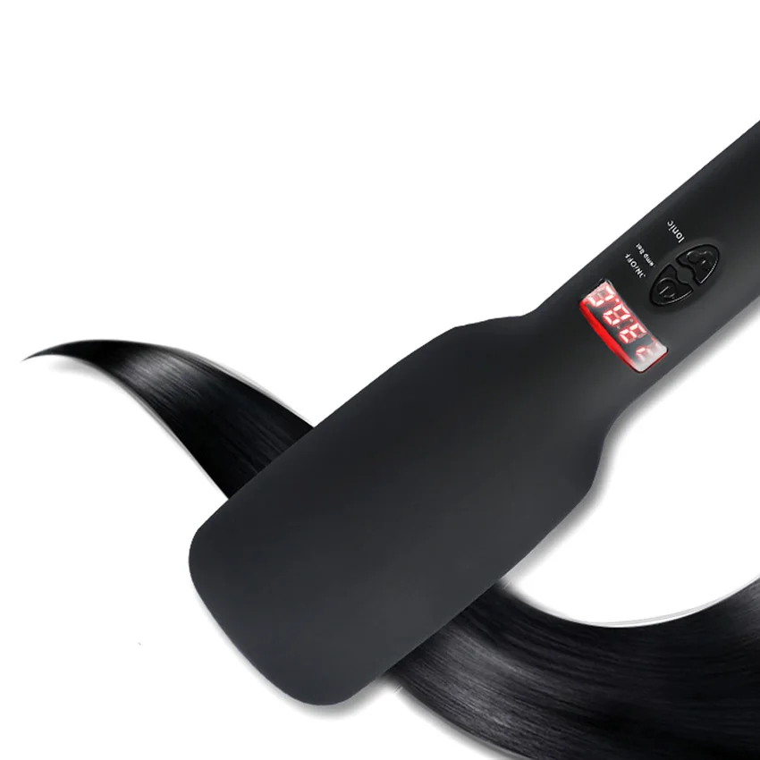 Цифровой электрический выпрямитель для волос с ЖК дисплеем расческа