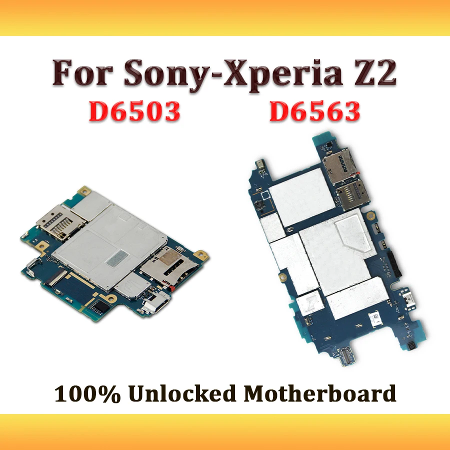 Бесплатная доставка 100% разблокированная Замена для материнской платы Sony Xperia Z2