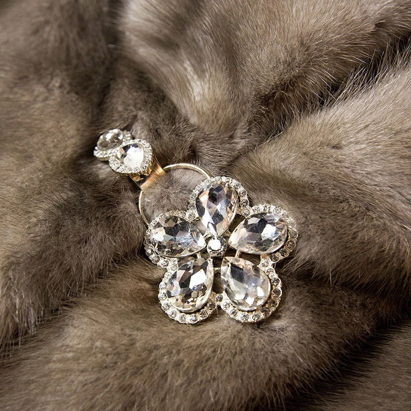 2021 бренд класса люкс для женщин натуральная норковая Меховая куртка длинная