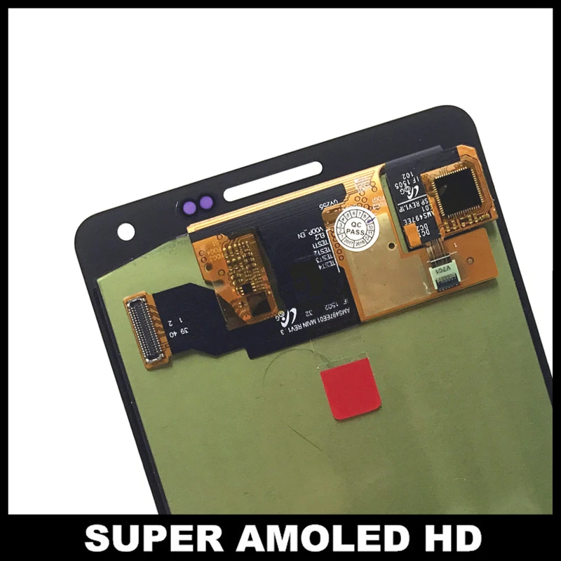 Замена датчика lcd s для samsung Galaxy A5 A500 A5000 A500H A500F lcd SUPER AMOLED дисплей кодирующий преобразователь сенсорного экрана в сборе