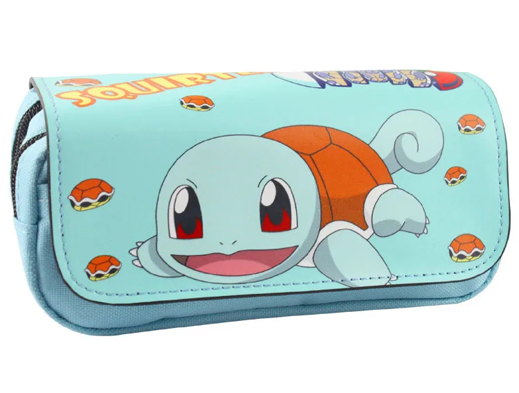 Чехол для карандашей Pokemon Eevee, косметический чехол для макияжа с двойной молнией - Цвет: Pokemon U