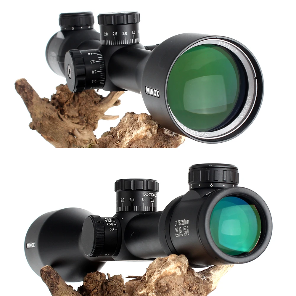 Охотничий Минокс ZA 5i HD 3 15x50 SF Riflescopes Светящееся Стекло с гравировкой сбоку Parallax