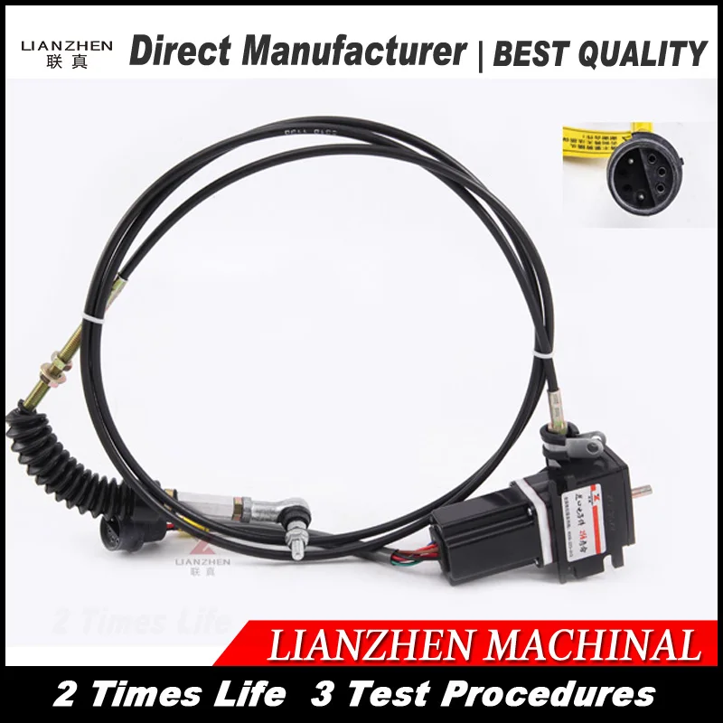 Шаговый двигатель дроссельной заслонки экскаватора регулятора EC 132 7818 Для