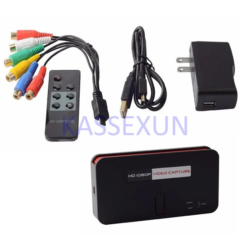 Новинка 2017 capturadora ps3 записывающее устройство преобразователь HDMI/YPbPr в USB диск или SD