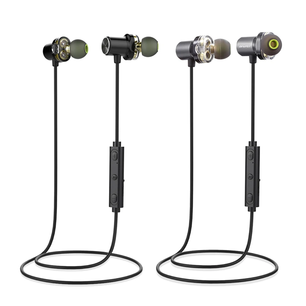 AWEI X650BL Беспроводной наушники гарнитура Bluetooth шейным Динамик шлем для телефонов
