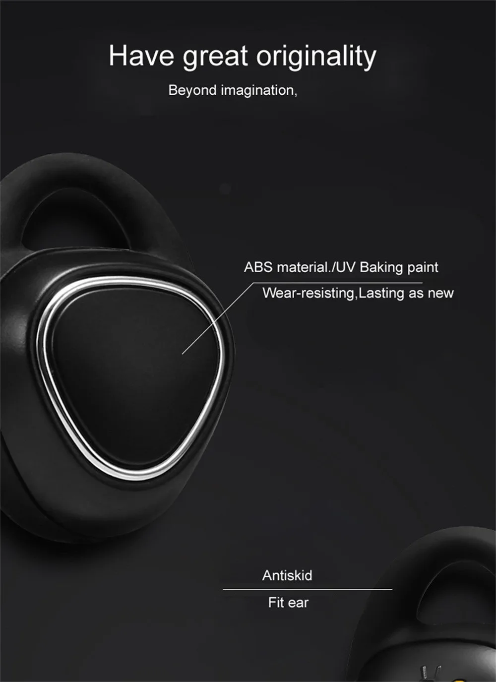 Спортивные наушники вкладыши беспроводные без шнура для Samsung Gear iConX