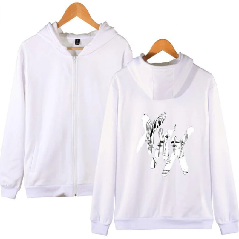 

Hip Hop Fashion Brand Clothing rip xxxtentacion Jahseh Dwayne Onfroy Men Hoodies Sweatshirt Casual Fleece Hooded Zipper Jacket