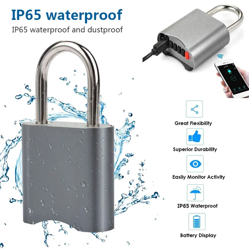 Bluetooth Пароль замок APP Keyless Блокировка открывашка для двери универсальный