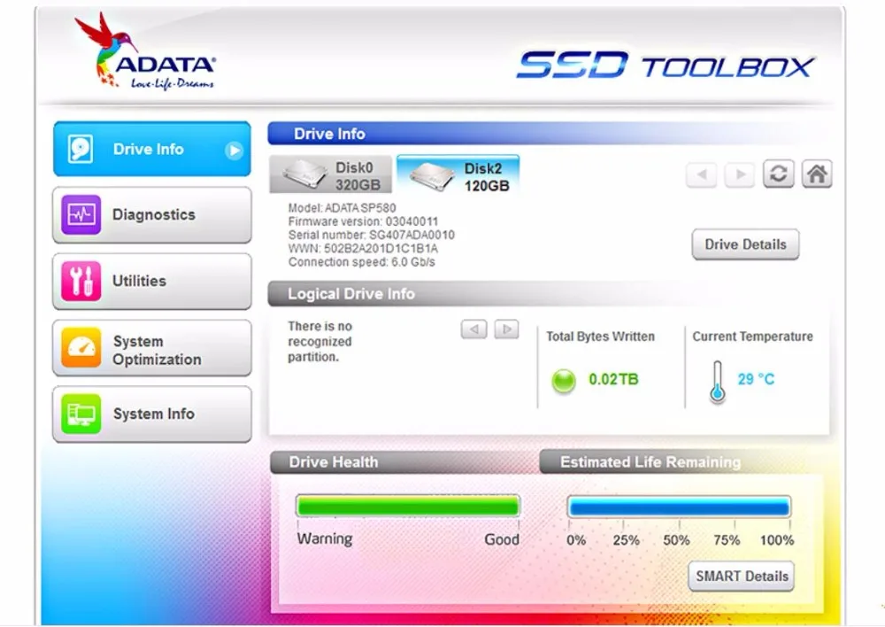 ADATA SP580 SSD Настольный ПК 240 ГБ 120 ГБ 2,5 дюйма SATA III HDD жесткий диск HD SSD ноутбук PC 480 ГБ 240G Внутренний твердотельный накопитель