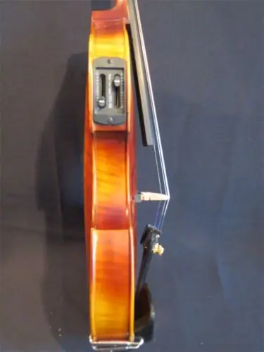 Электрическая скрипка ручной работы в стиле барокко коричневого цвета 4/4 +