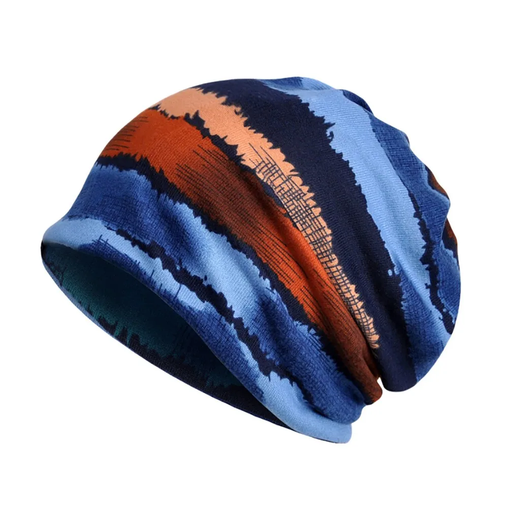 2019 Женский индийский мусульманский флейма полосатый принт выпадение волос