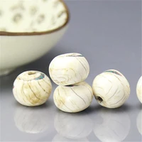 5 beads nepal old naga conch shell hand beads for malas bracelets 12 16mm tsb0112