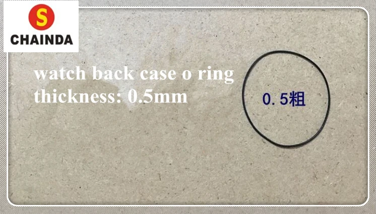 

Free Shipping High Quality 20pcs 0.5mm Thick Watch Gasket O-Ring Select Size 22-40mm for Watch Repair Watch Back Case