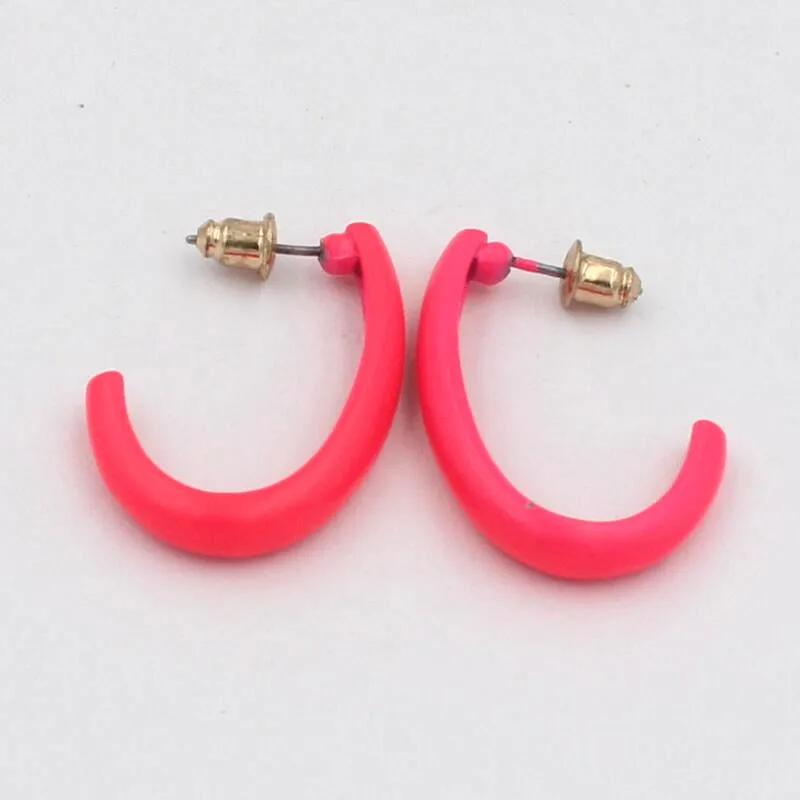 Yourem 2018 Модные женские серьги стержни новый октября Jewelry продажа девять красные 7 г