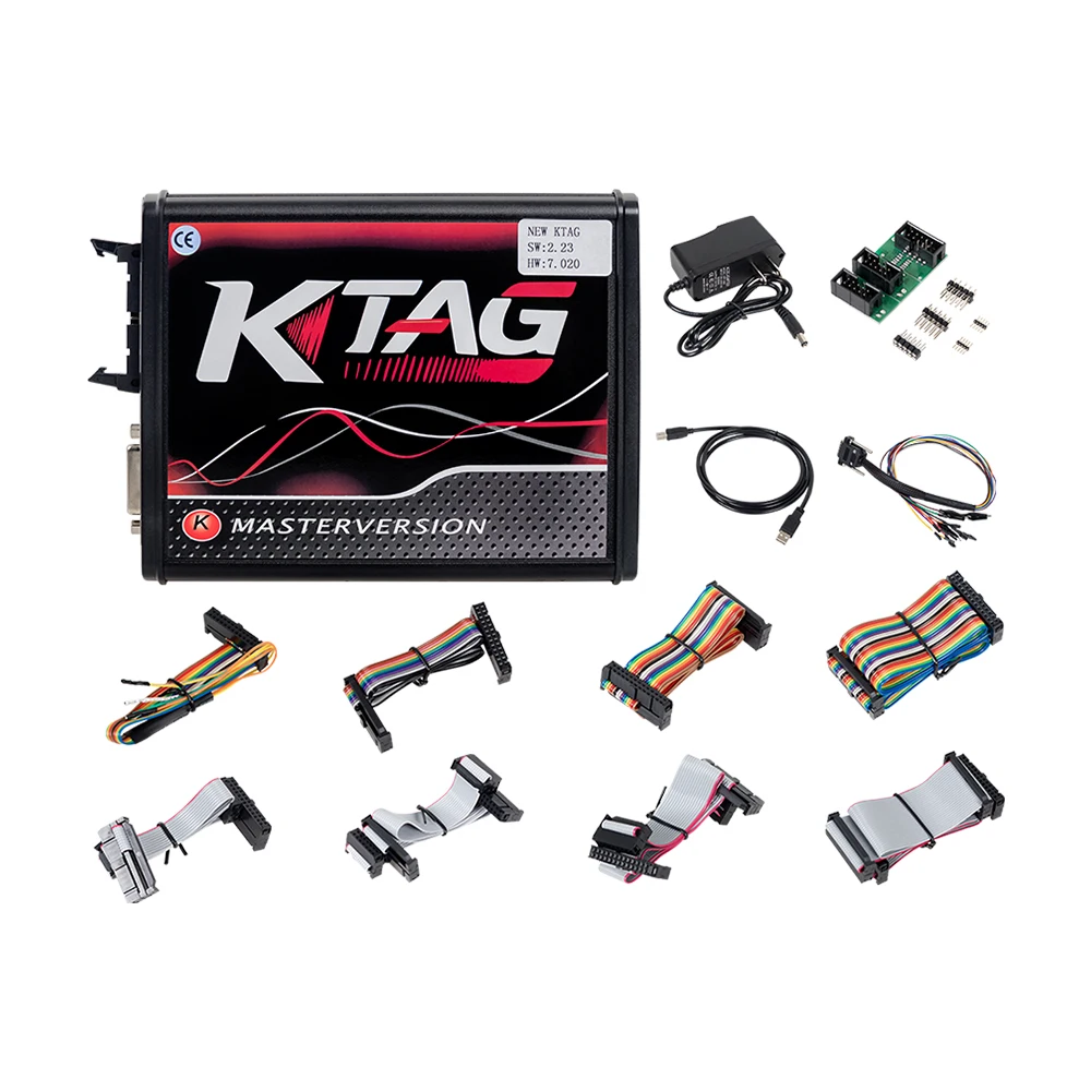 2019 Red EU ktag V7.020 V2.23 Master online 7 020 KTAG kess V2 KESS V5.017 ECU программный Чип Tunning Tool Лучшая цена|obdii