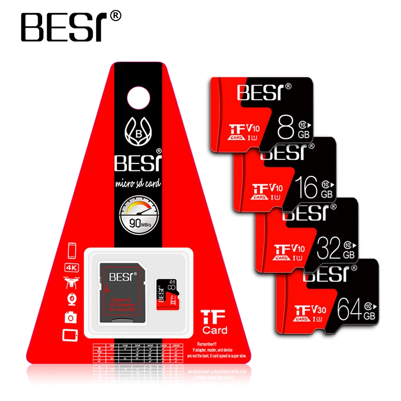 Y0W Flash c10 8 Гб оперативной памяти 16 встроенной Мини карта TF micro sdcard U3 128 GB 64 microsd 32 ГБ