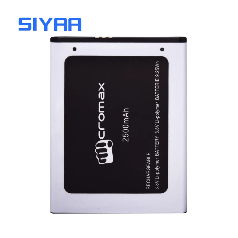 SIYAA мобильный телефон Батарея D340 Для Micromax литий ионный аккумулятор высокой