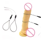 Мужское кольцо на пенис с электрошоком, медицинская тематика, кольцо на пенис для задержки эякуляции, импульсная физиотерапия, игрушки для оргазма, стальные кольца на пенис