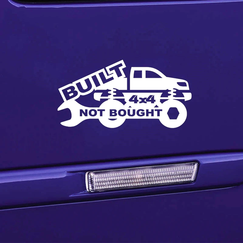 4x4 автомобиля Стикеры Built Not Bought веселый автомобиль окно бампер Новинка дрейф JDM