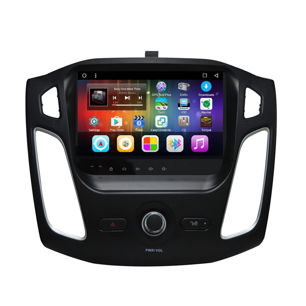 Android 8 1 Автомобильный мультимедийный плеер радио Bluetooth GPS навигации для Ford Focus 3 2011
