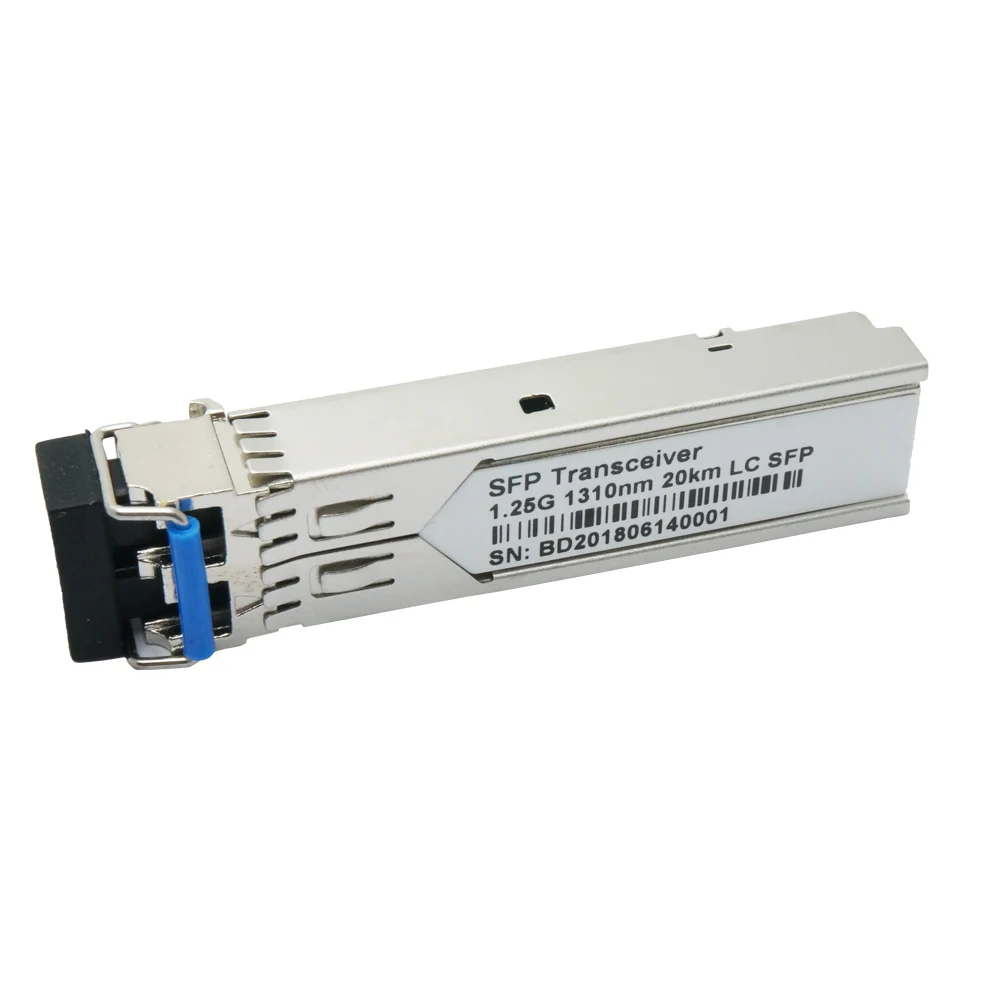 20KM 1 25G двойной переключатель SFP модуль 1000 базовый 1310nm волоконно-оптический