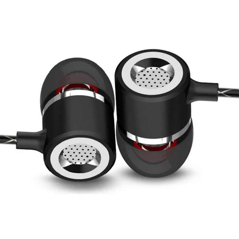 Наушники Eighfitech Heavy Bass с встроенным микрофоном металлические наушники 3 5 мм