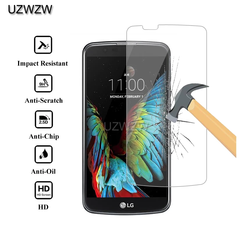 2 шт для LG K10 4G СТЕКЛО 2.5D 9H Премиум защитное закаленное стекло для LG K10 4G K410 K430 K420 F670 Защитная пленка для экрана