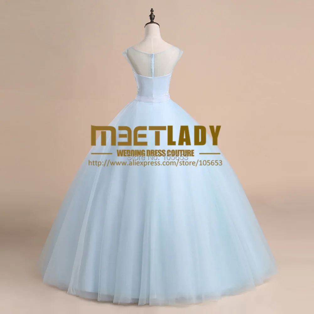 Leeymon бальное платье совок длинные кружева Quinceanera синий дешевые плюс размер платья