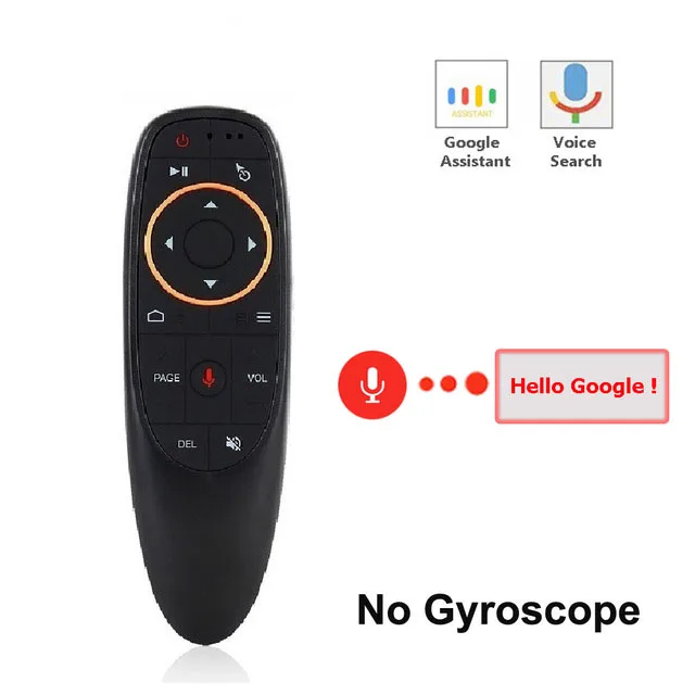 G10 G10 2.4G Voice Air Mouse 6 axis Gyroscope Fly Mouse Add IR Learning Function Work With Android Box TV PK Wechip W1 For X96 mini - Цвет: G10