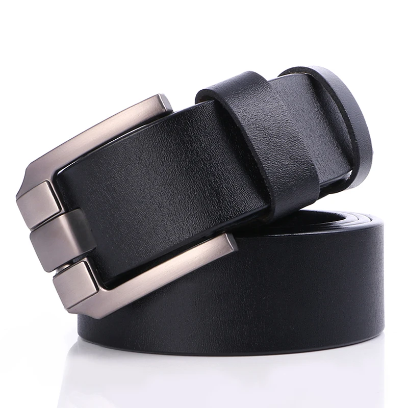 Ремень мужской из 2017 натуральной воловьей кожи с пряжкой язычком|leather belts for men|brand